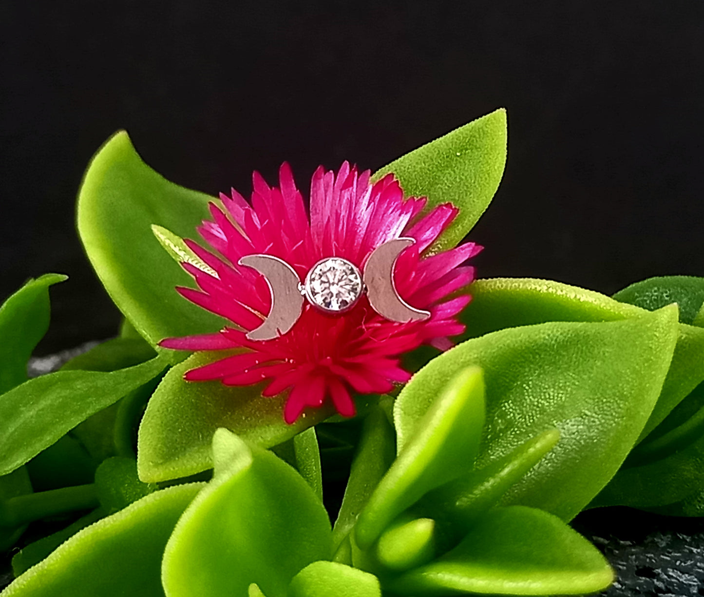 Fase lunar - titanio grado implante ASTM F-136