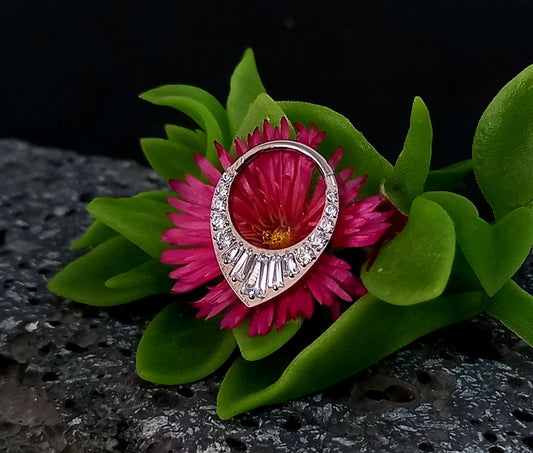 Titanio grado implante. Maxi gota con brillo