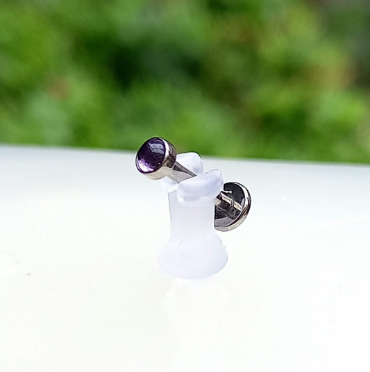 Top Amatista 3mm - titanio grado implante ASTM F-136