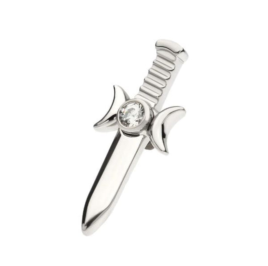 Daga fase lunar - titanio grado implante ASTM F-136