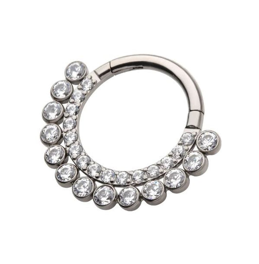 Titanio grado implante. Clicker zircon y cuentas