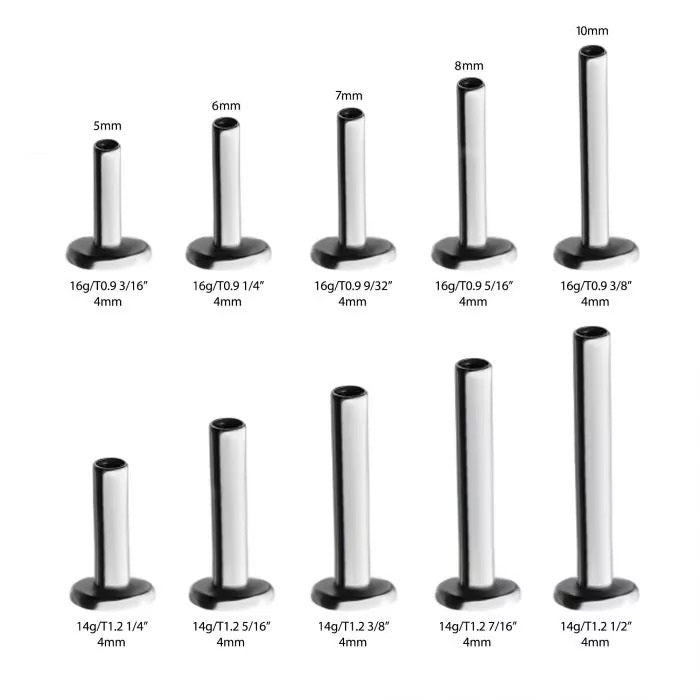 Labret clásico (solo barra)