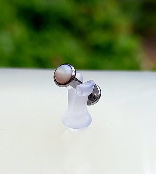 Top perla rosa - titanio grado implante ASTM F-136