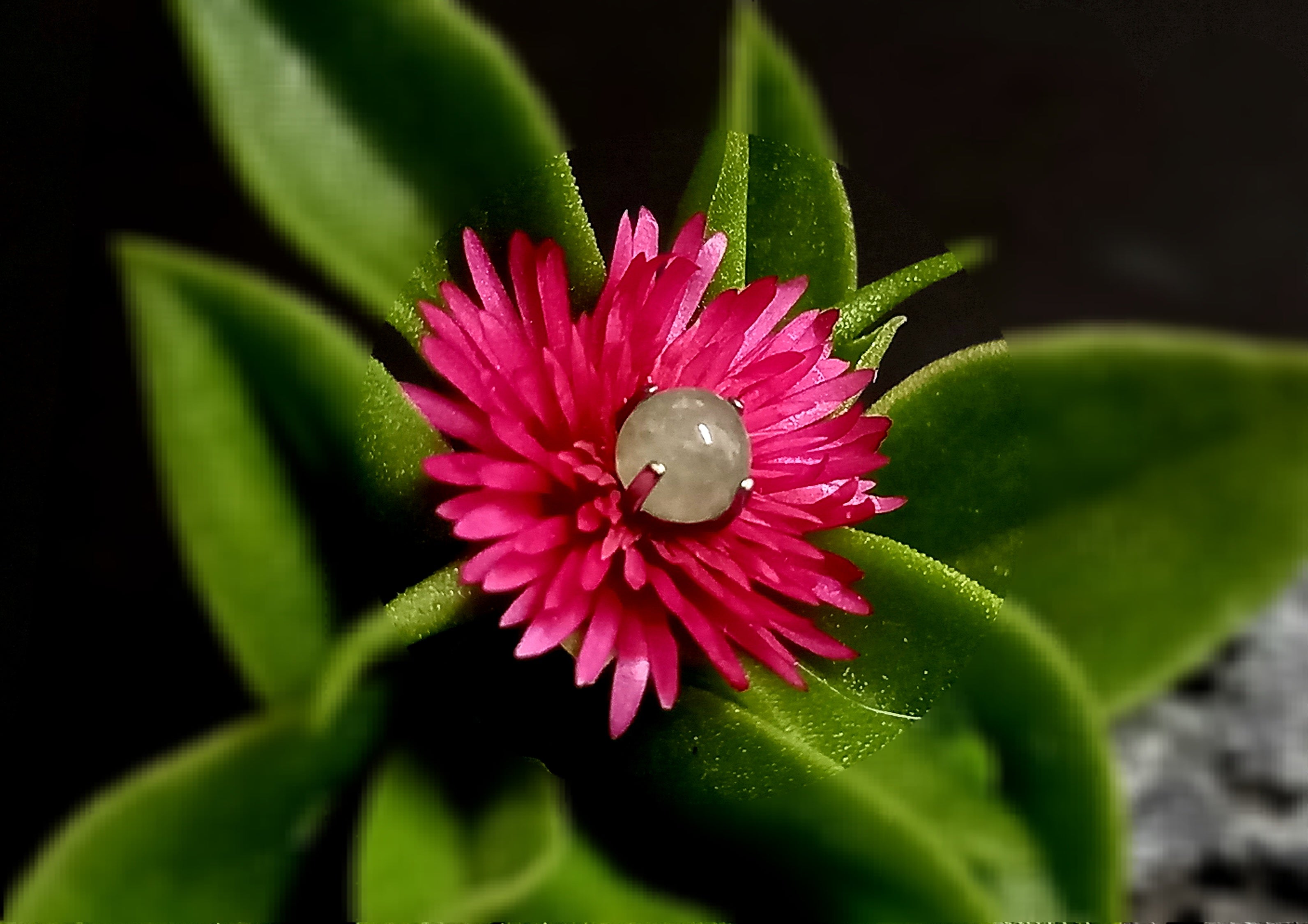 Ball jade verde 4 mm - titanio grado implante ASTM F-136