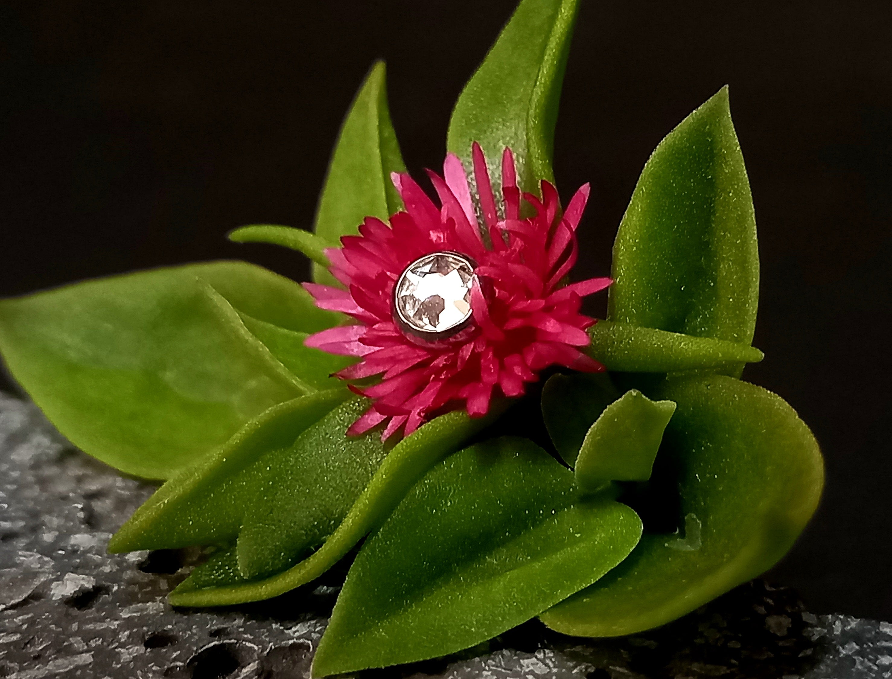 Top Cristal Swarovski - titanio grado implante ASTM F-136