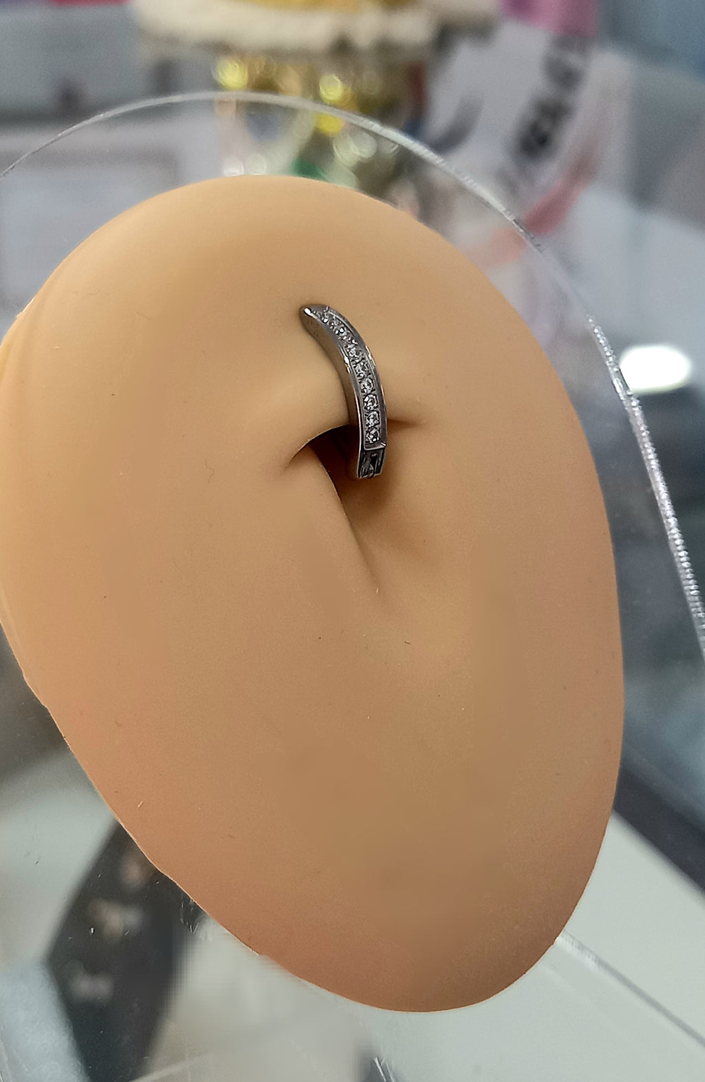 Navel clicker con brillo