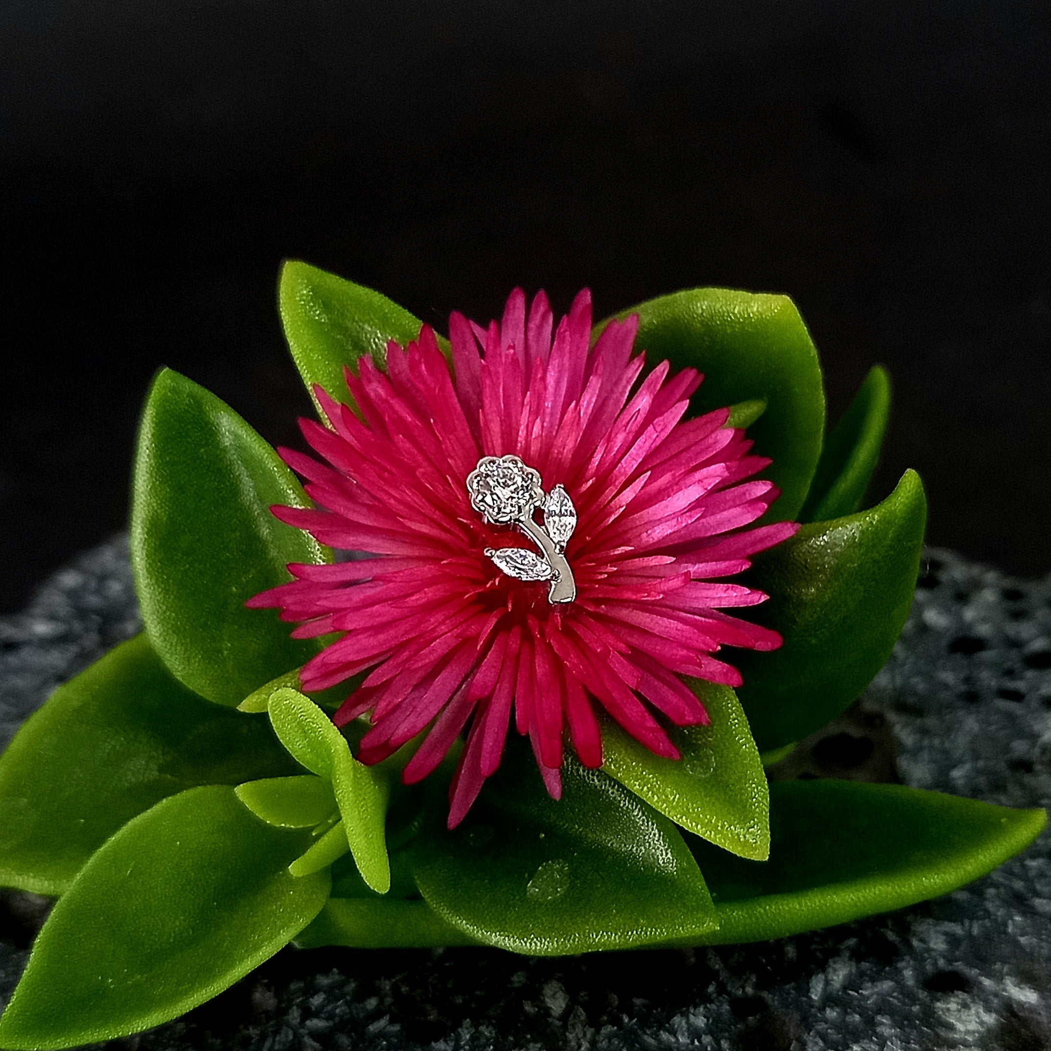 Flor Cz clear - titanio grado implante ASTM F-136