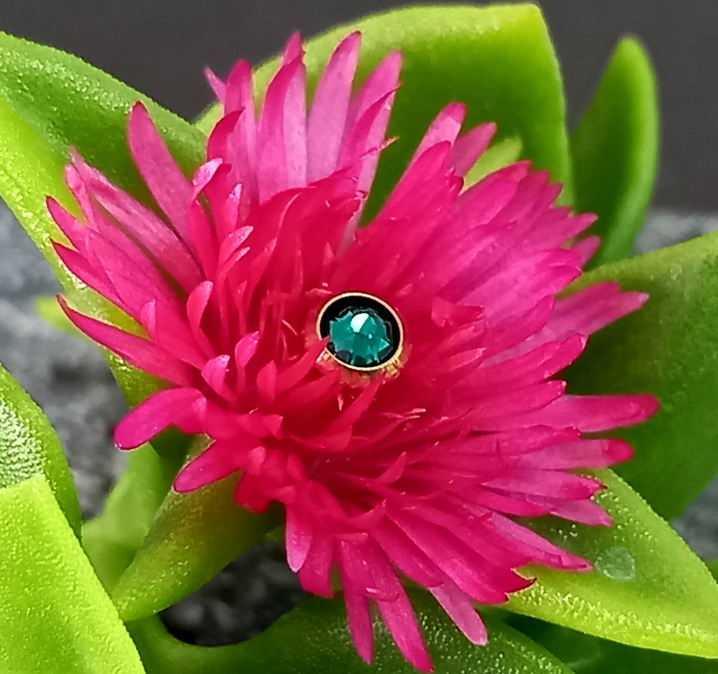 Top cristal Swarovski - PVD oro de 24k