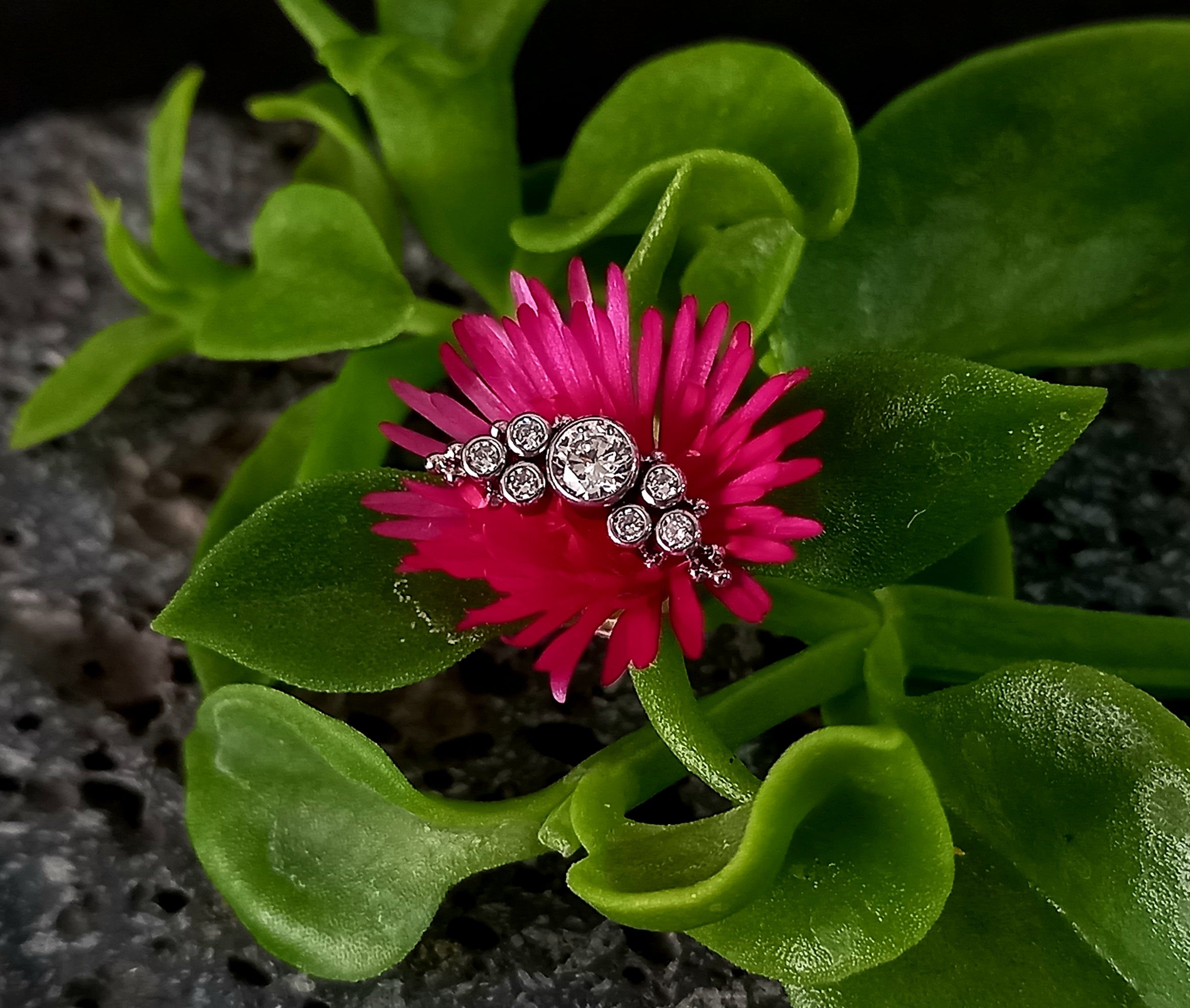 Media luna con cuentas - titanio grado implante ASTM F-136