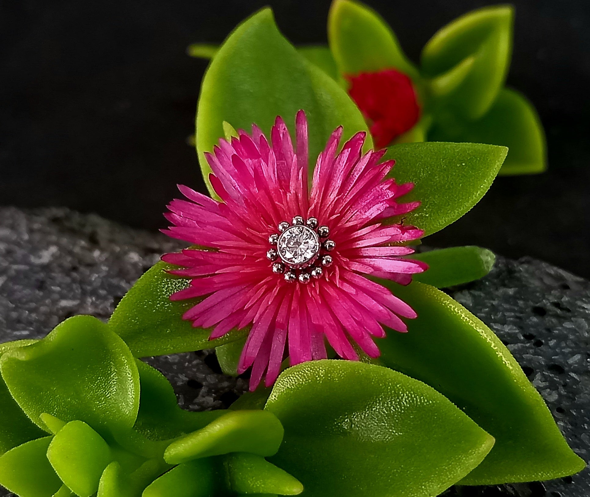 Flor 12 esferas colores - titanio grado implante ASTM F-136