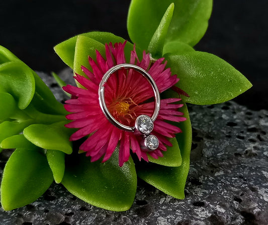 Titanio grado implante. Captive doble brillo