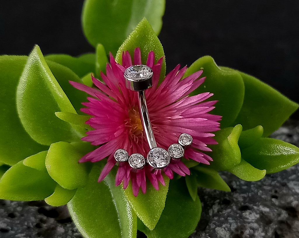 Navel media luna clear