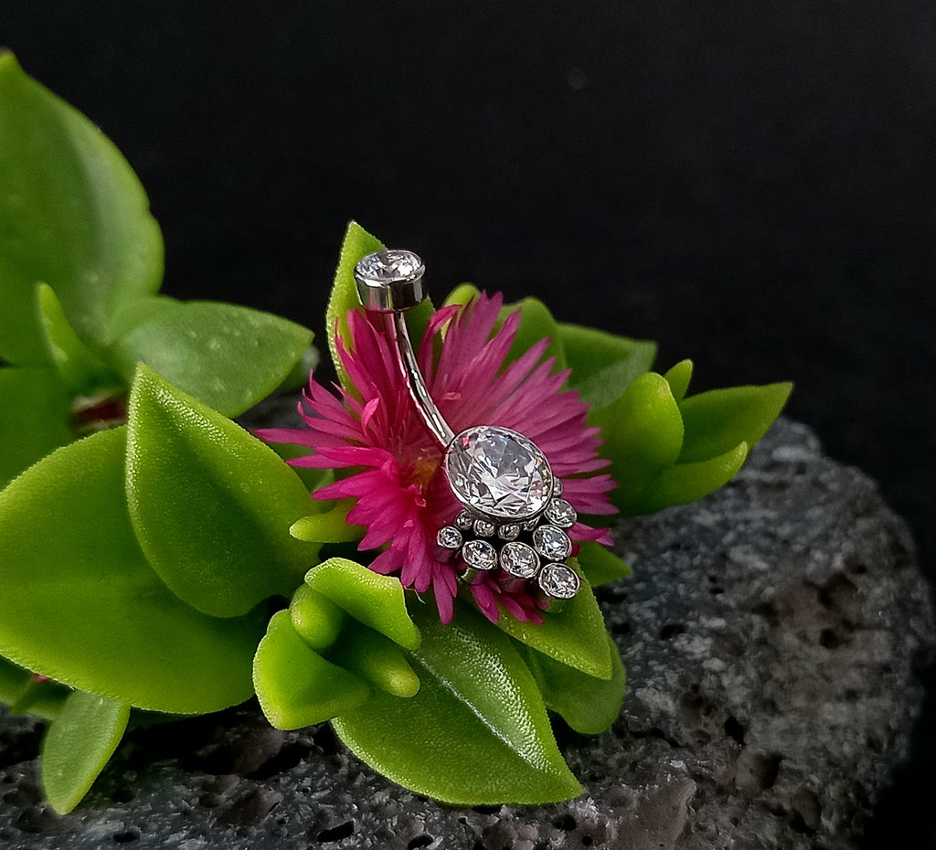 Navel racimo cristal clear