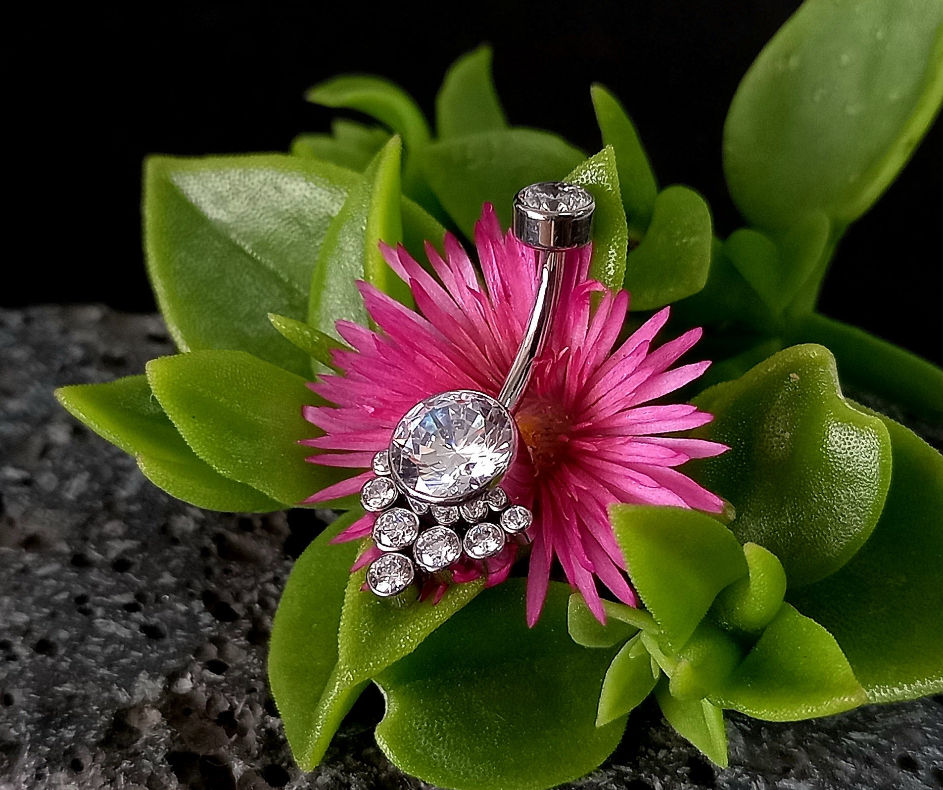 Navel racimo cristal clear