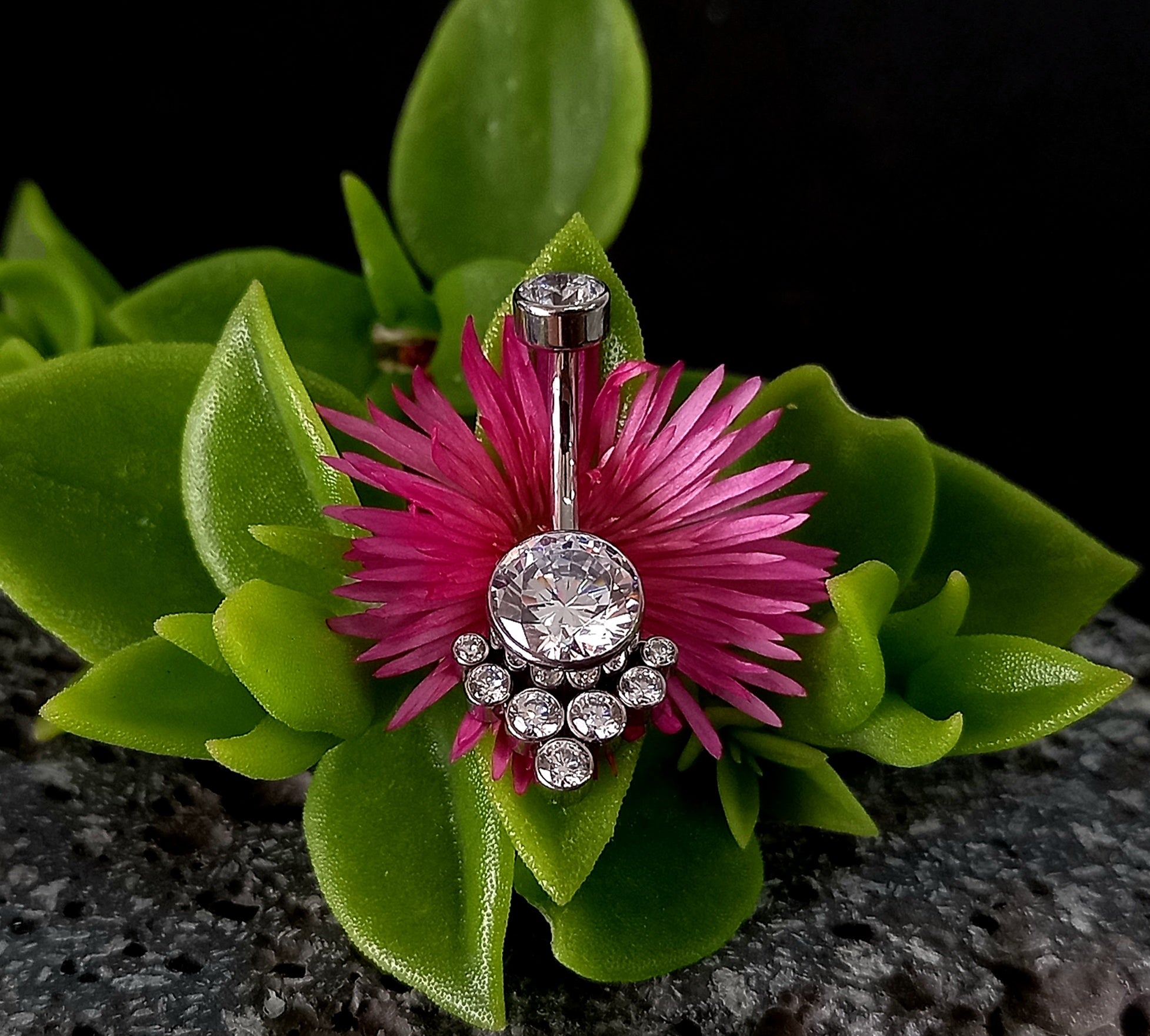 Navel racimo cristal clear