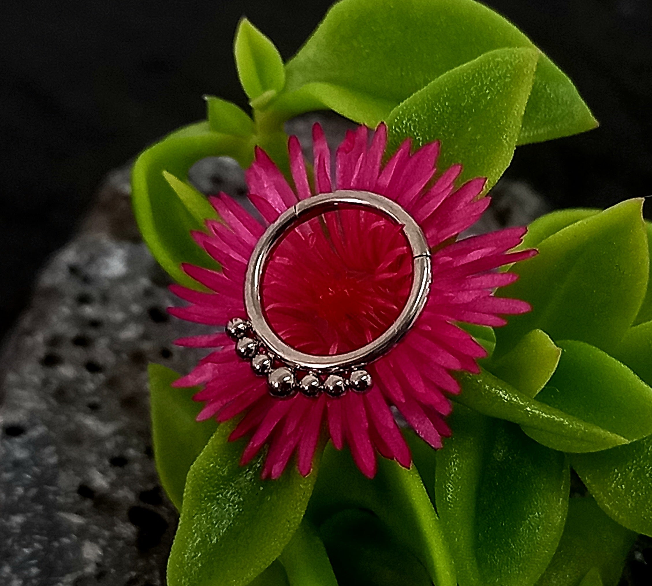 Argolla clicker 7 cuentas