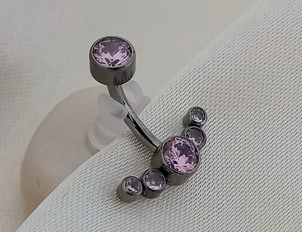 Navel media luna rosa