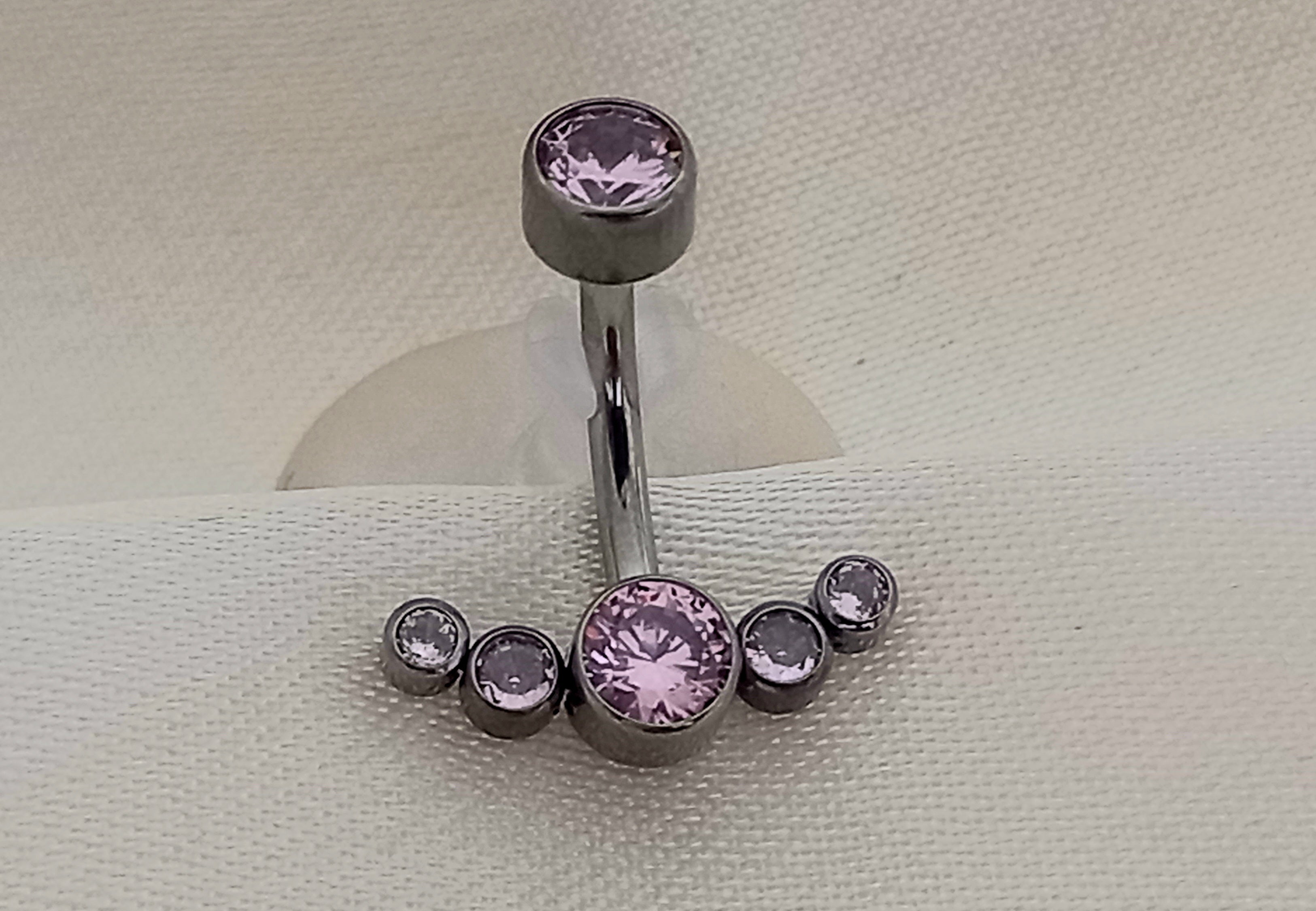 Navel media luna rosa