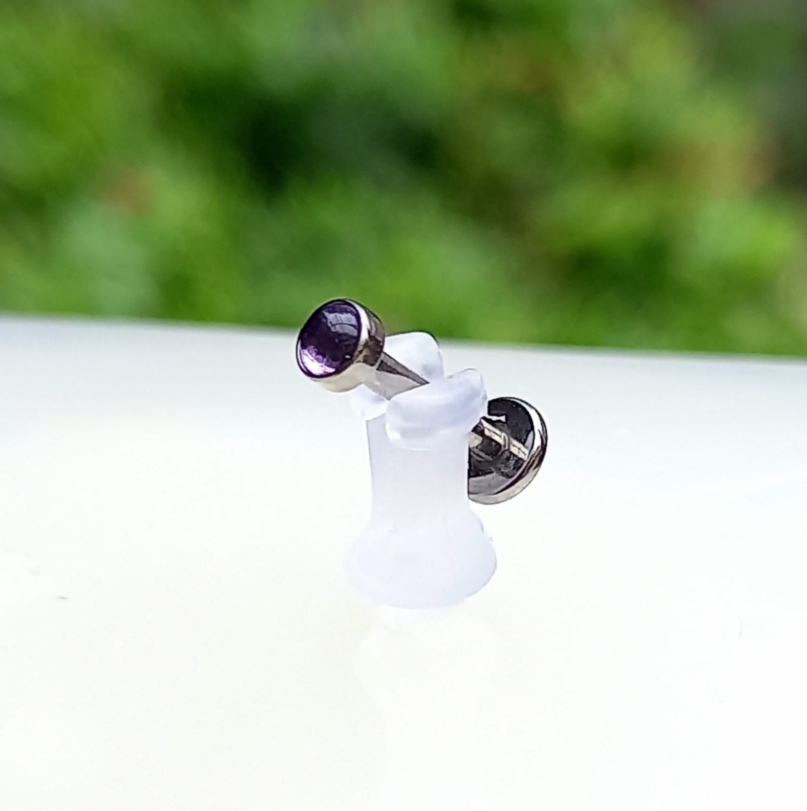 Top Amatista 3mm - titanio grado implante ASTM F-136