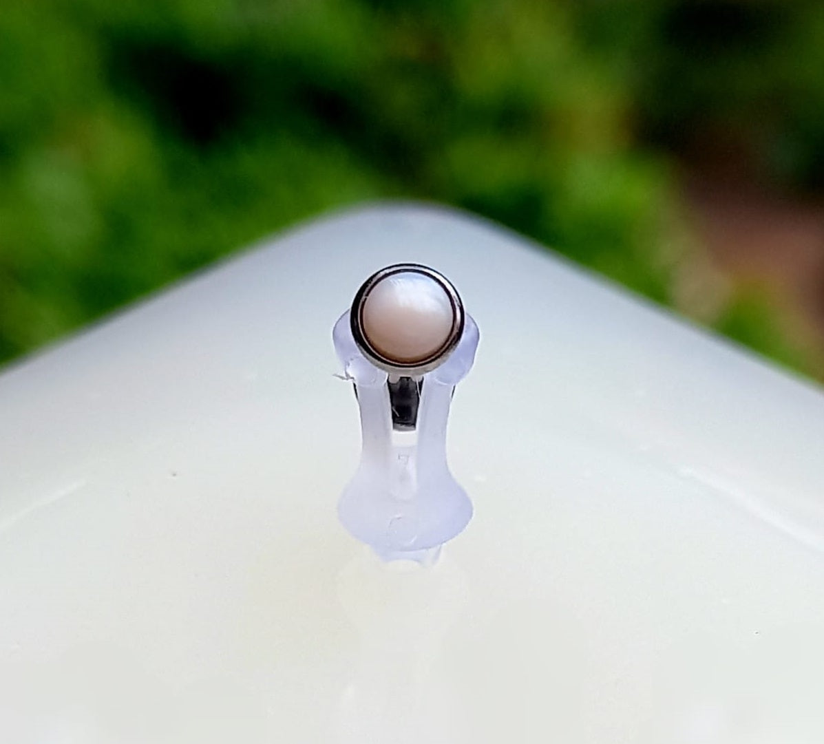 Top perla rosa - titanio grado implante ASTM F-136