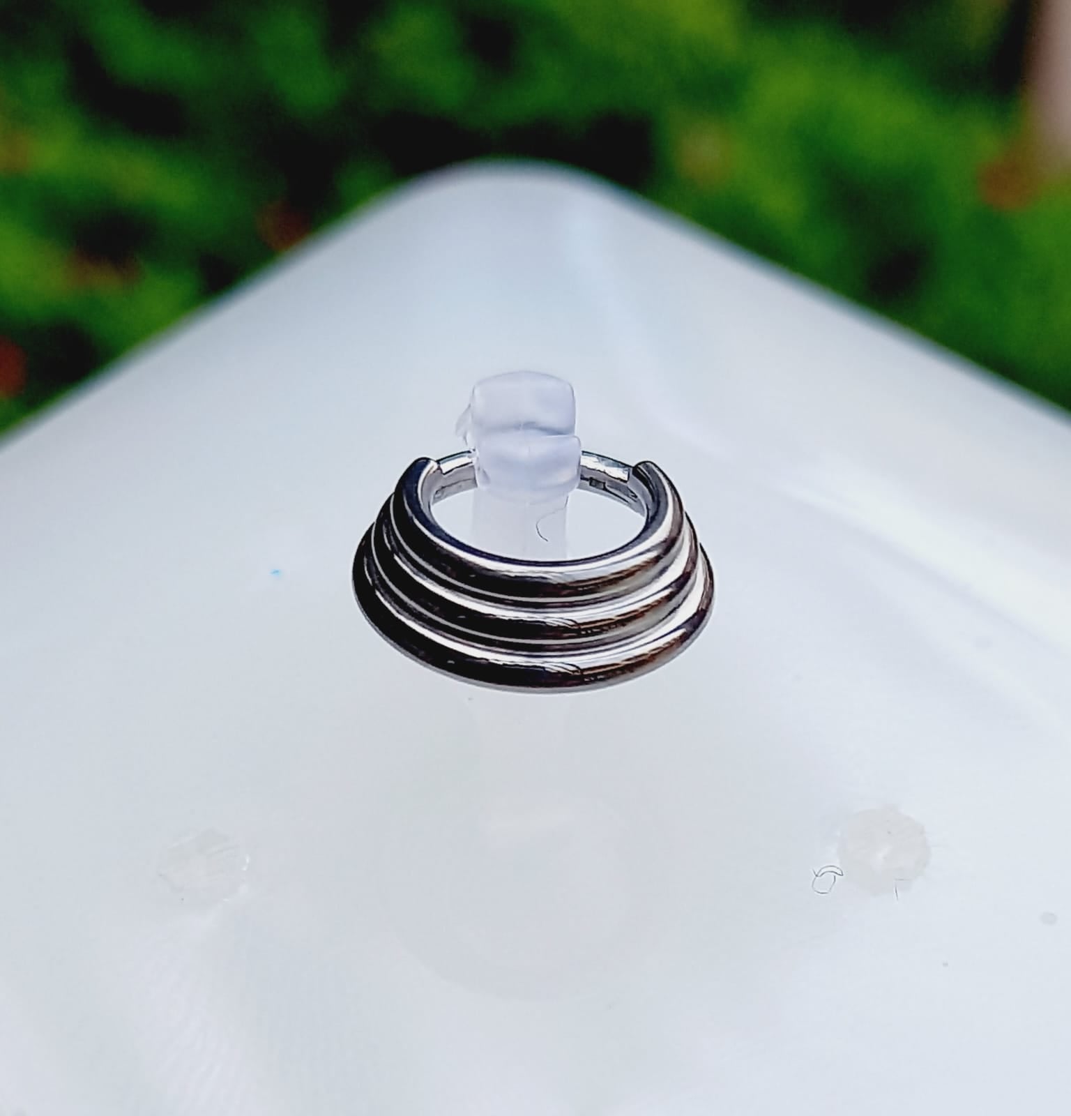 Argolla clicker de triple apilado