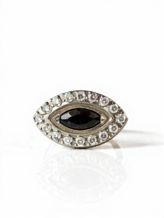 Top ovalo clear y black - titanio grado implante ASTM F-136