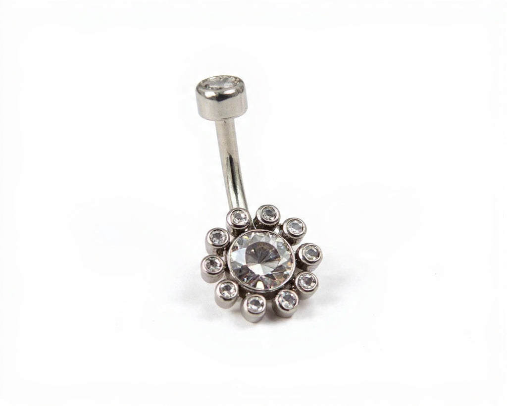 Navel flor 10 pétalos clear