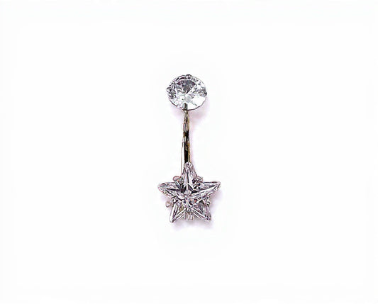 Navel estrella cristal clear