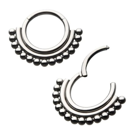 Titanio grado implante. Clicker  de cuentas