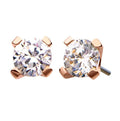 Oro 14k. Prong set - Rose Gold