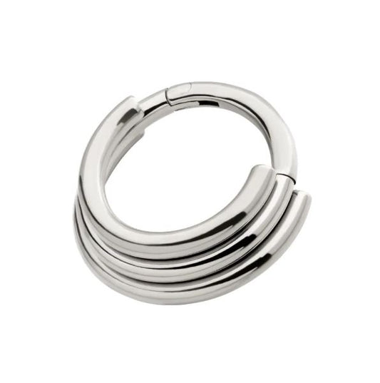 Titanio grado implante. Segmento articulado de triple apilado