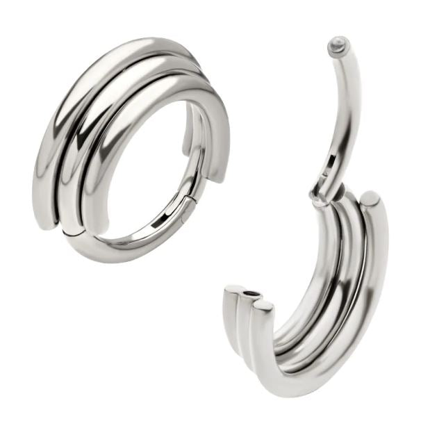 Argolla clicker de triple apilado