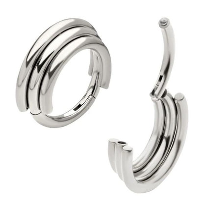 Argolla clicker de triple apilado