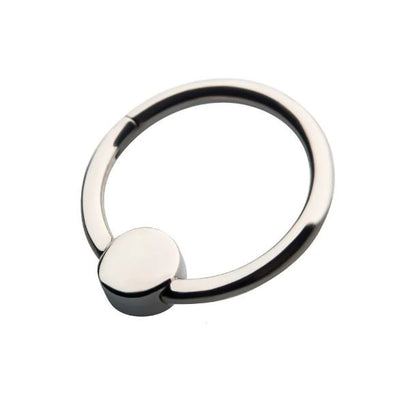 Argolla clicker brillo central clear