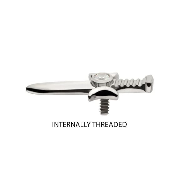 Daga fase lunar  - titanio grado implante ASTM F-136