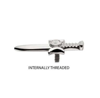 Daga fase lunar  - titanio grado implante ASTM F-136