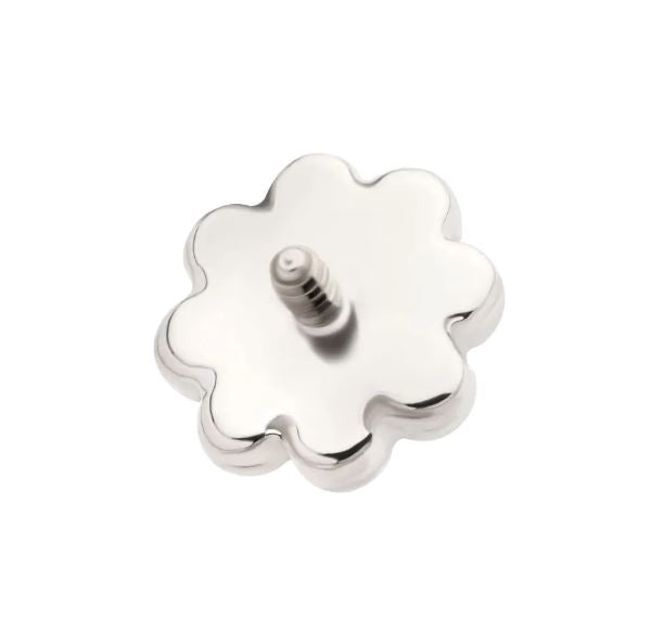 Flor de 8 pétalos - titanio grado implante ASTM F-136
