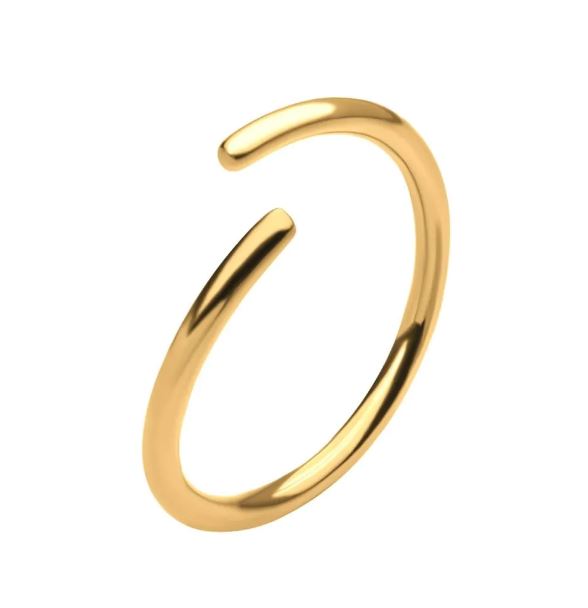 Oro 18k. Argolla lisa