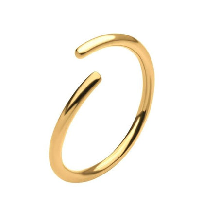 Oro 18k. Argolla lisa
