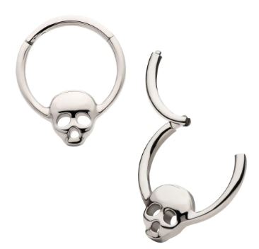 Titanio grado implante. Clicker calavera