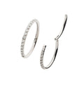 Argolla clicker con brillo lateral