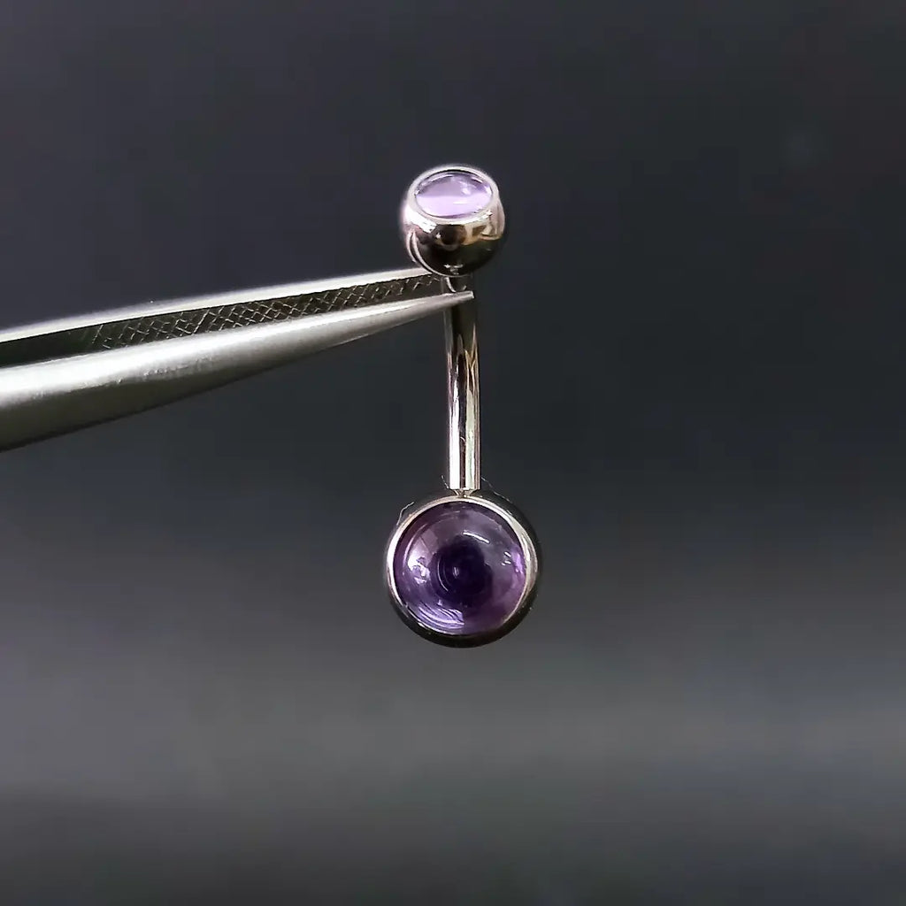 Navel piedra Amatista