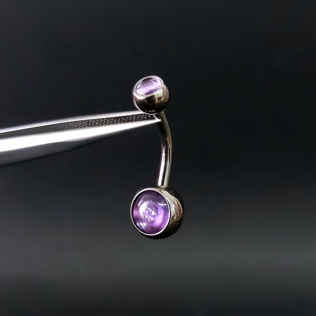 Navel piedra Amatista