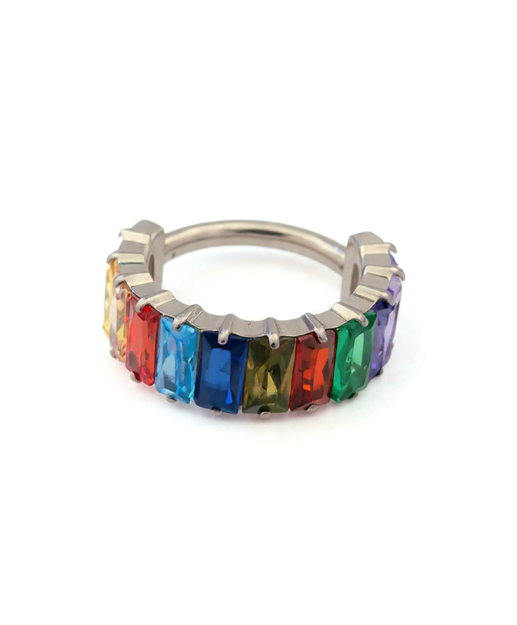 Argolla clicker baguette colores