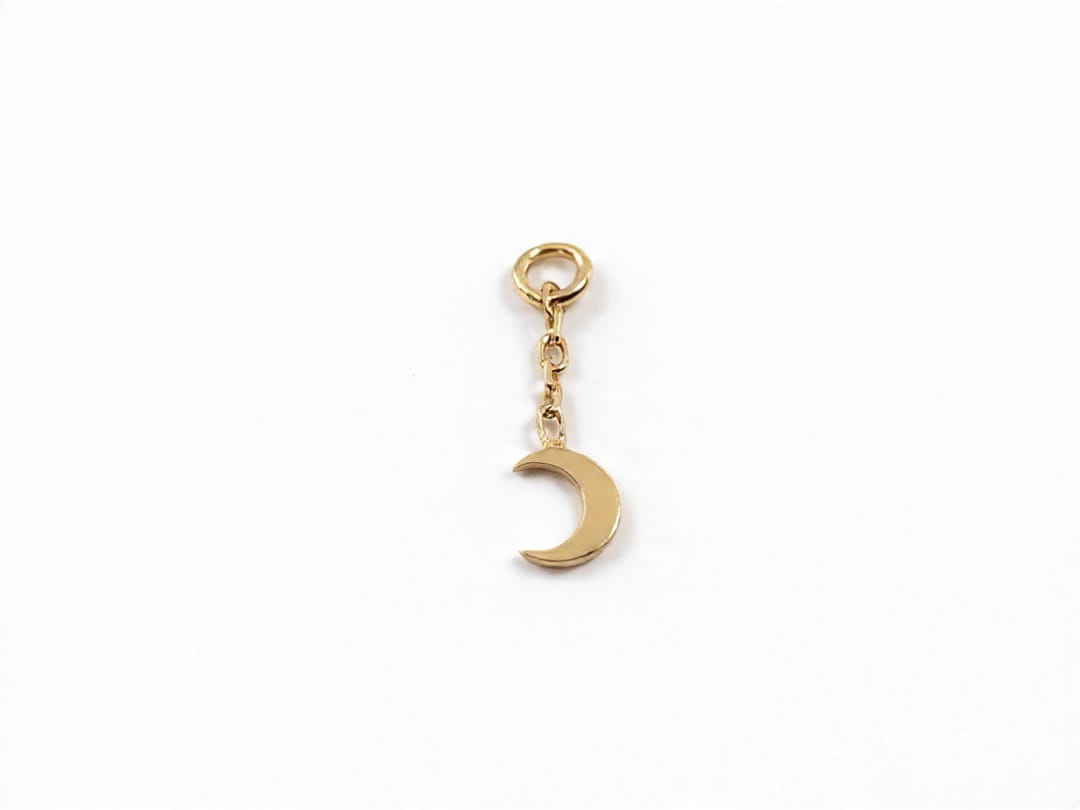 Charms - Luna en oro de 18k