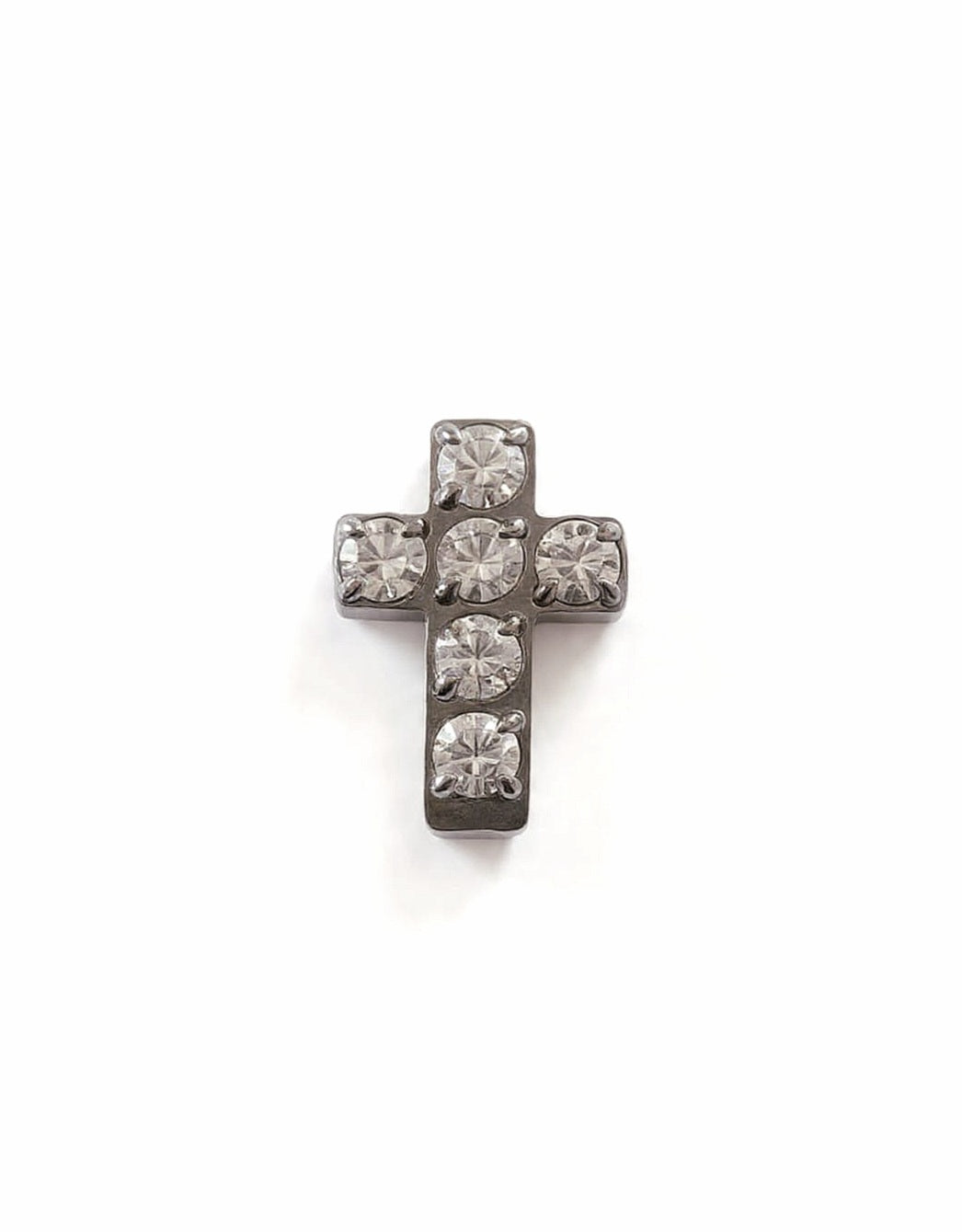 Cruz brillo Cz - titanio grado implante ASTM F-136