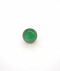 Top piedra agata Verde - titanio grado implante ASTM F-136