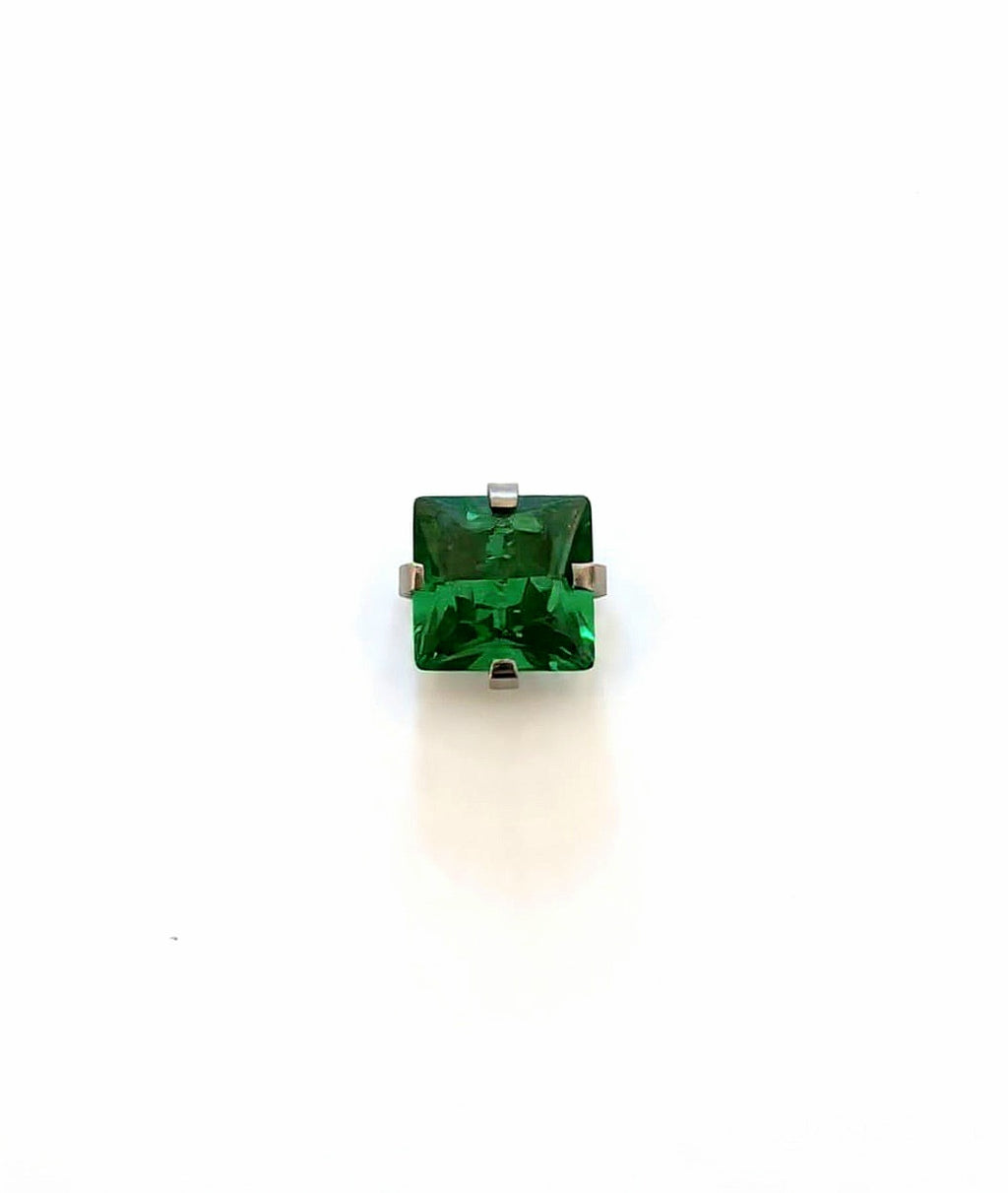 Top Prong Set verde  - titanio grado implante ASTM F-136