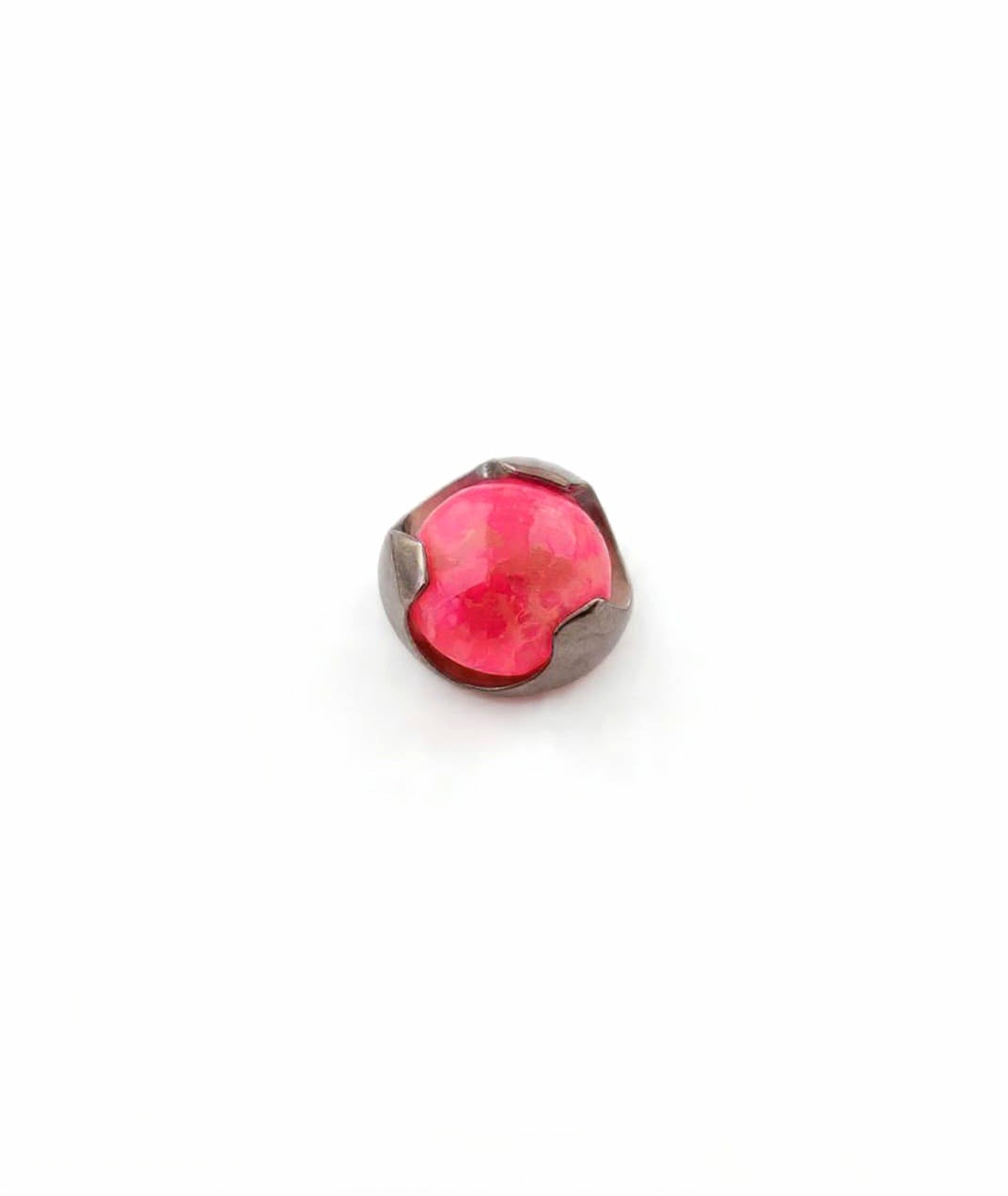 Opalo rosa 4 mm -14 g - titanio grado implante ASTM F-136