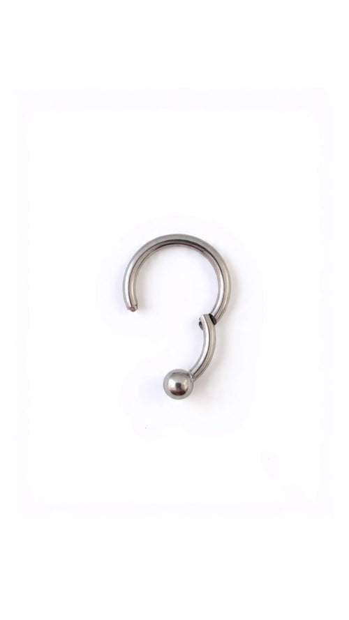Argolla clicker tipo captive